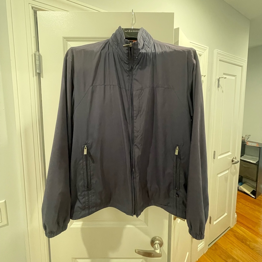 Zegna Sport Light weight Spring/Fall Navy Blue Jacket